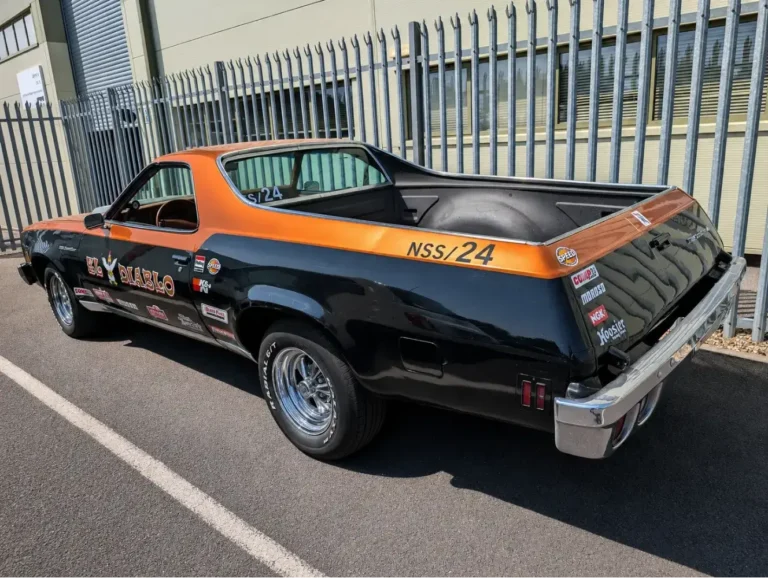 Custom Chevrolet El Camino muscle pickup restored by Trickett Welding Ltd